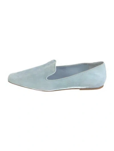 Pre-owned Vince Suede Loafers In Blue
