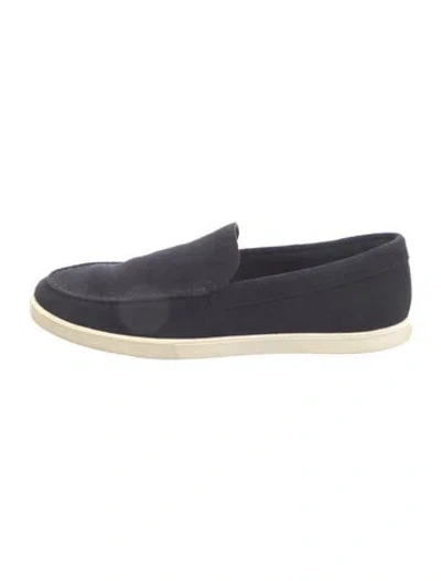Pre-owned Vince Suede Loafers In Blue