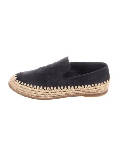 Pre-owned Vince Suede Loafers In Blue