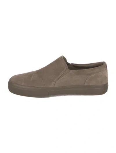 Pre-owned Vince Suede Loafers In Brown