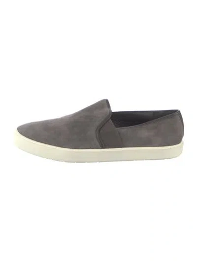 Pre-owned Vince Suede Loafers In Grey