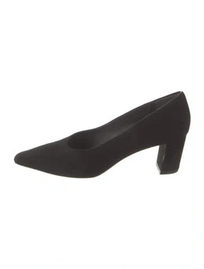 Pre-owned Vince Suede Pumps In Black