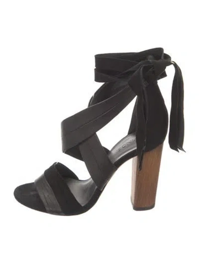 Pre-owned Vince Suede Pumps In Black