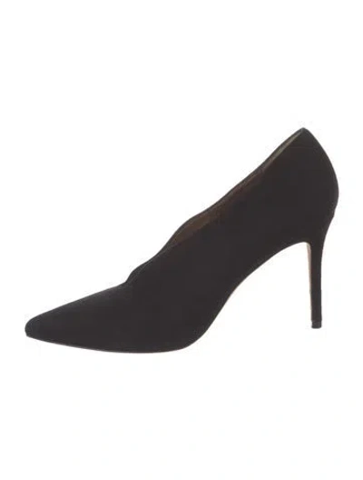 Pre-owned Vince Suede Pumps In Black