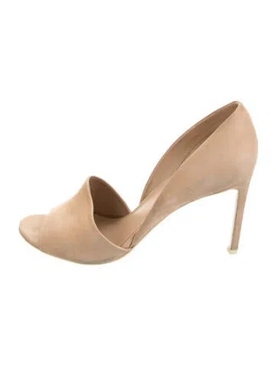 Pre-owned Vince Suede Pumps In Neutrals