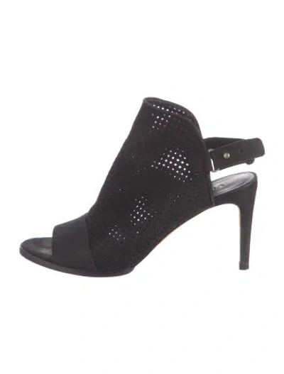 Pre-owned Vince Suede Slingback Pumps In Black