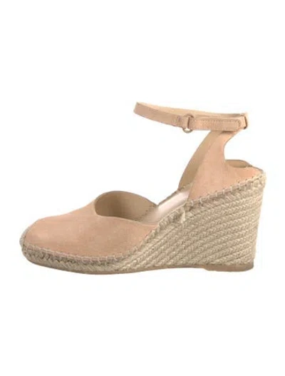 Pre-owned Vince Suede Slingback Pumps In Neutral