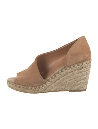 Pre-owned Vince Suede Slingback Pumps In Neutrals