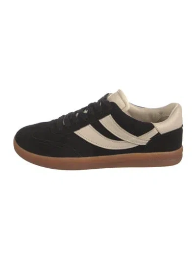 Pre-owned Vince Suede Sneakers In Black