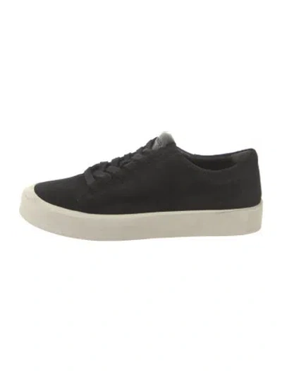 Pre-owned Vince Suede Sneakers In Black
