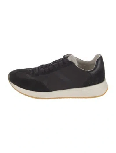 Pre-owned Vince Suede Sneakers In Black