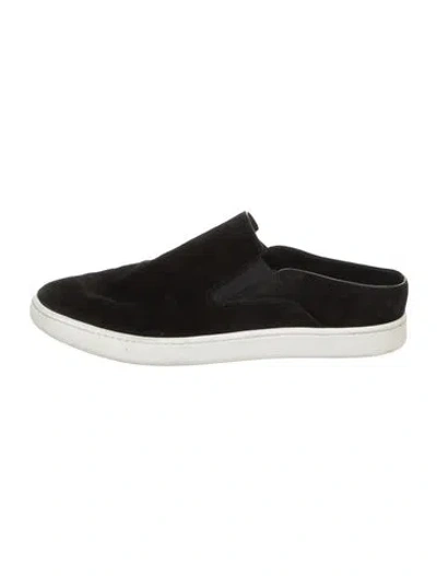Pre-owned Vince Suede Sneakers In Black