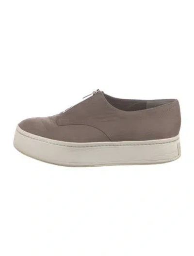 Pre-owned Vince Suede Sneakers In Brown