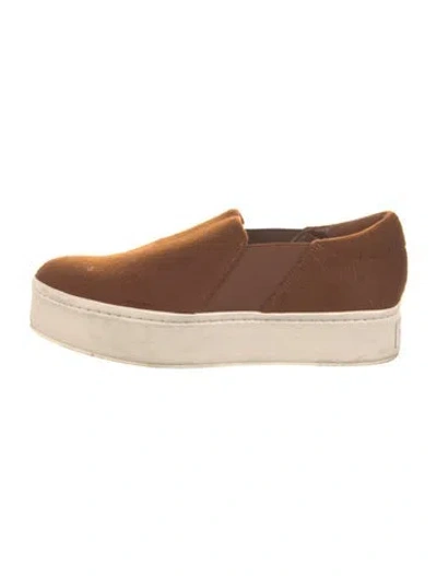Pre-owned Vince Suede Sneakers In Brown