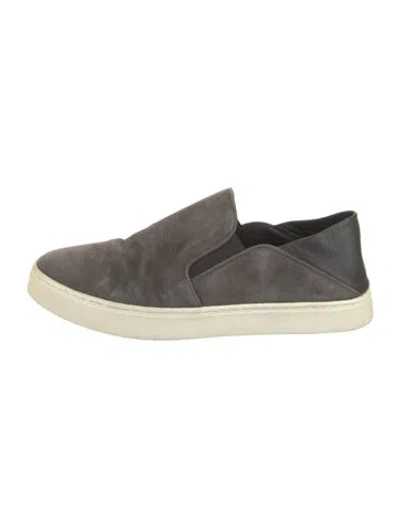 Pre-owned Vince Suede Sneakers In Gray