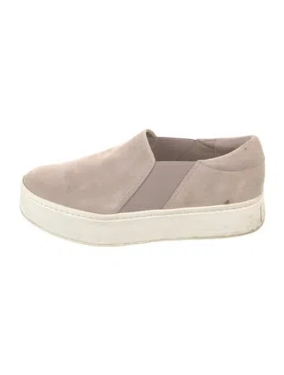 Pre-owned Vince Suede Sneakers In Gray