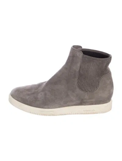 Pre-owned Vince Suede Sneakers In Grey