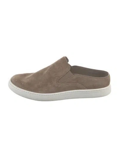 Pre-owned Vince Suede Sneakers In Neutral