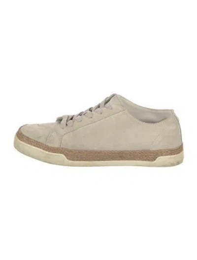 Pre-owned Vince Suede Sneakers In Neutral