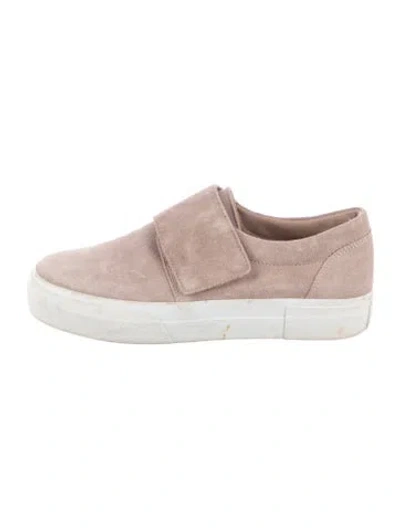 Pre-owned Vince Suede Sneakers In Neutral
