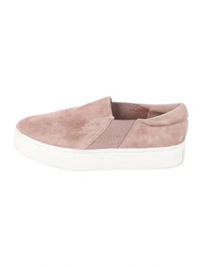 Pre-owned Vince Suede Sneakers In Neutral