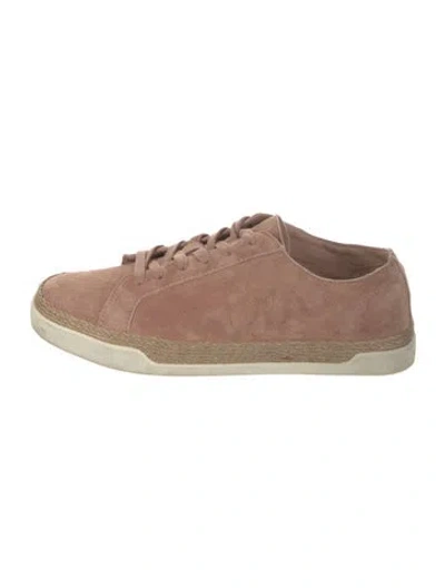 Pre-owned Vince Suede Sneakers In Pink