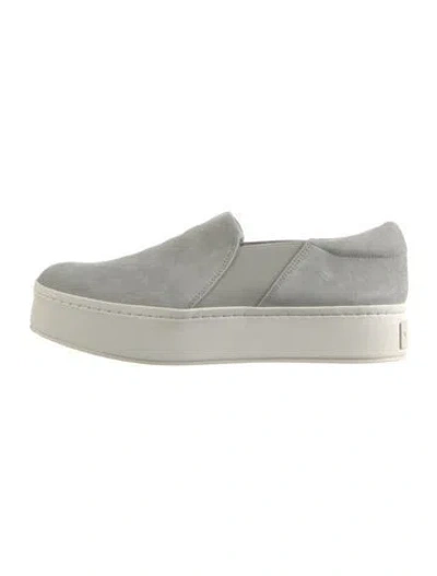 Pre-owned Vince Suede Sneakers W/ Tags In Grey