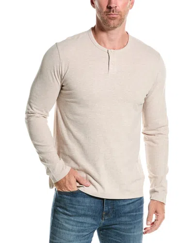 Vince Sueded Jersey Henley In Neutral