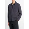 Vince Classic Fit Double Face Button-up Shirt In Blue
