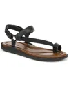 Vince Summer Leather-trim Sandal In Black
