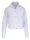 Vince Summer Shirt Jacket In White