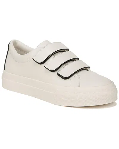 Vince Sunnyside Leather Grip Low-top Sneakers In White