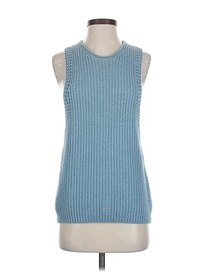 Pre-owned Vince Sweater Vest In Blue