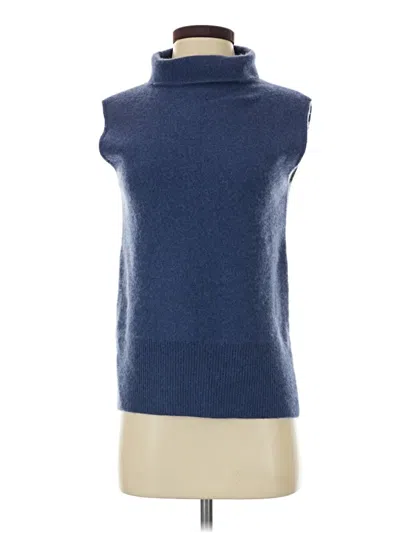 Pre-owned Vince Sweater Vest In Blue