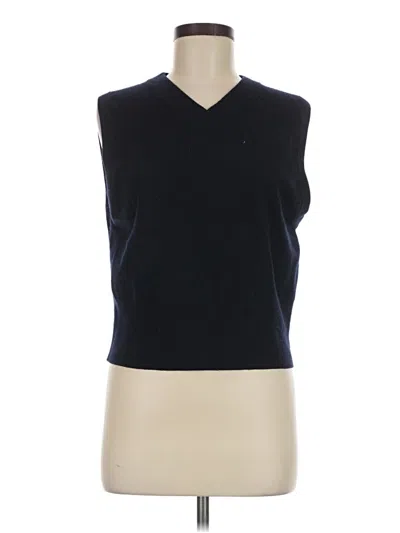 Pre-owned Vince Sweater Vest In Blue