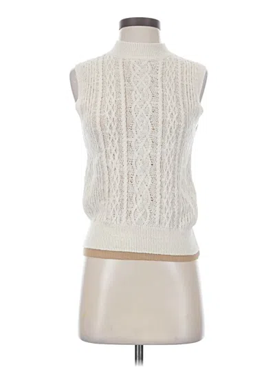 Vince Sweater Vest In Ivory