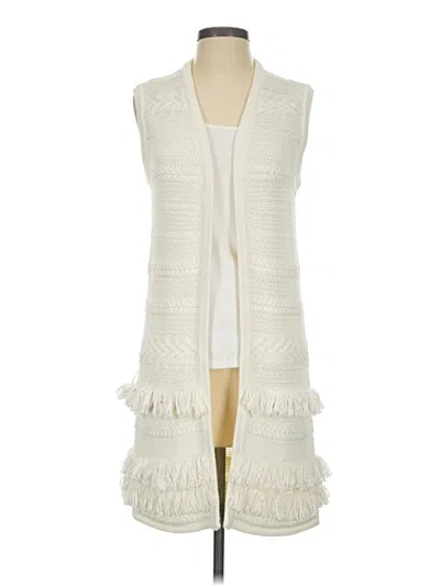 Pre-owned Vince Sweater Vest In Ivory