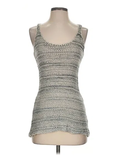 Pre-owned Vince Sweater Vest In Silver