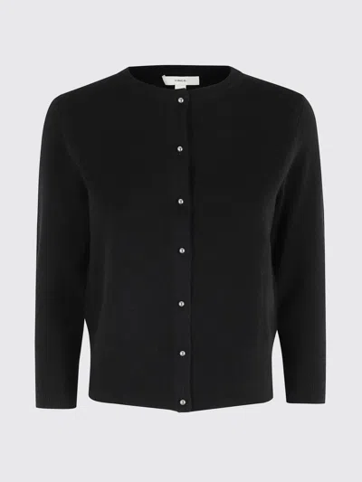 Vince Women's Eyelash Fuzzy Knit Cardigan In Black