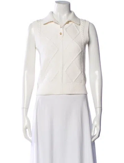 Pre-owned Vince Sweater In White