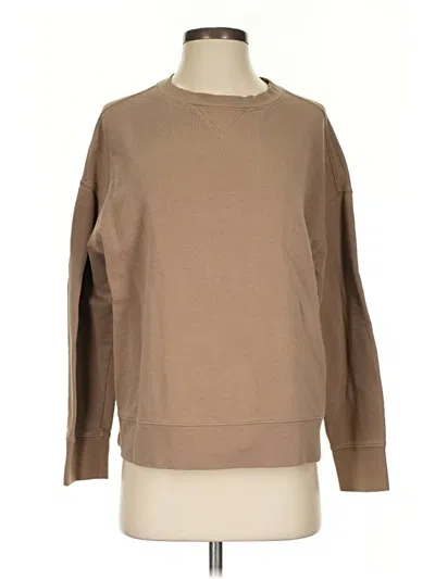 Pre-owned Vince Sweatshirt In Tan