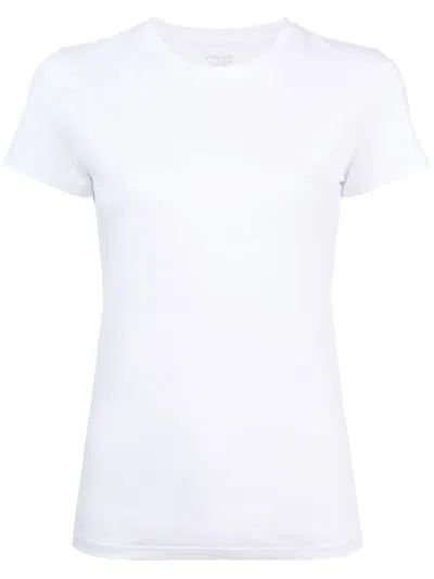 Vince T Shirt Girocollo In Owt Optic White