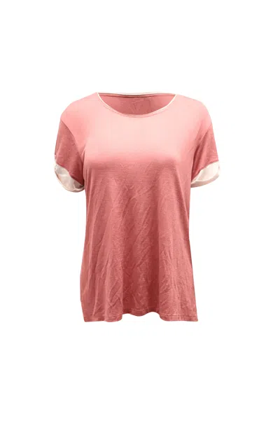 Vince T-shirt In Red Cotton Jersey