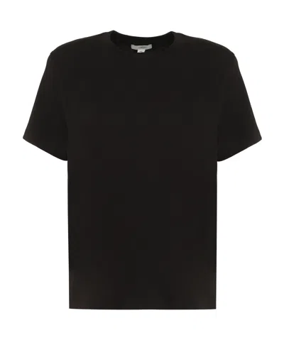 Vince T-shirt With Round Neck And Short Sleeves In Blue
