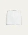 Vince Tailored Stretch Cotton Skort In Coastal