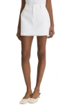 Vince Tailored Stretch Cotton Skort In Optic White