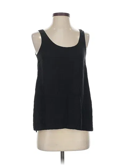 Pre-owned Vince Tank Top Black Square Neckline Tops