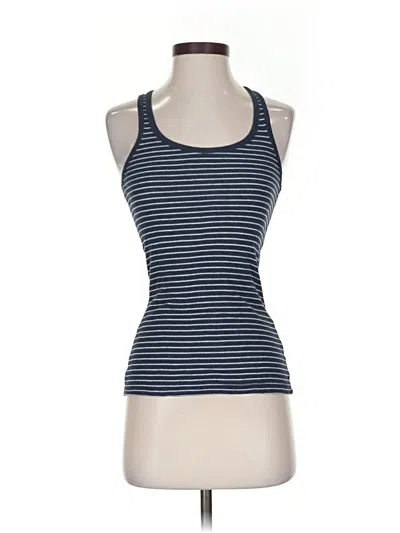 Pre-owned Vince Tank Top Blue Halter Neckline Tops