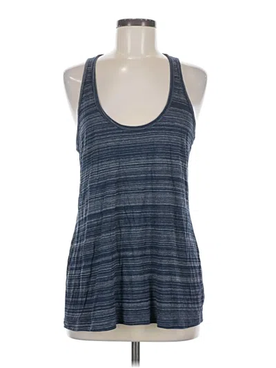 Pre-owned Vince Tank Top Blue Halter Neckline Tops