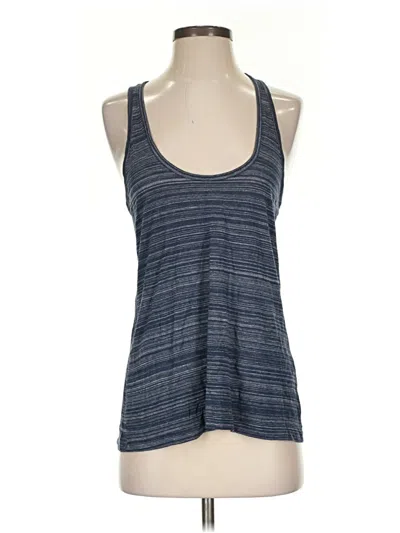 Pre-owned Vince Tank Top Blue Halter Neckline Tops